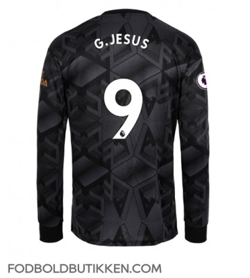 Arsenal Gabriel Jesus #9 Udebanetrøje 2022-23 Langærmet